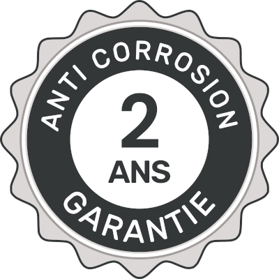 Logo Garantie 2 ans anti corrosion